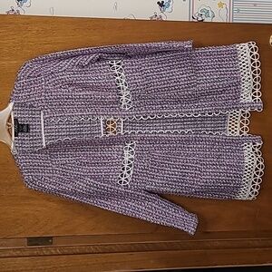 Midnight velvet cardigan